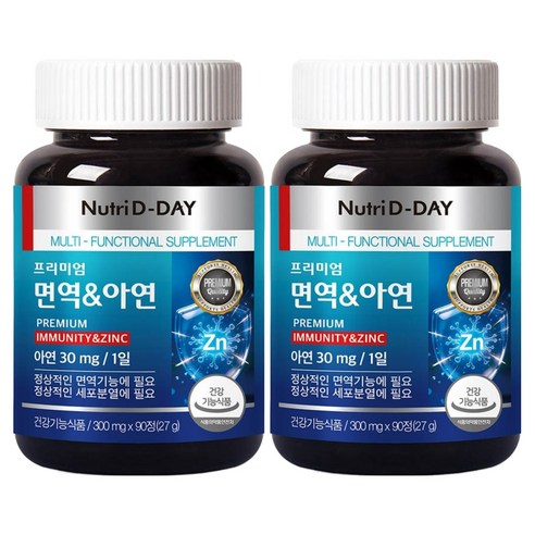 뉴트리디데이 프리미엄 면역 & 아연 27g