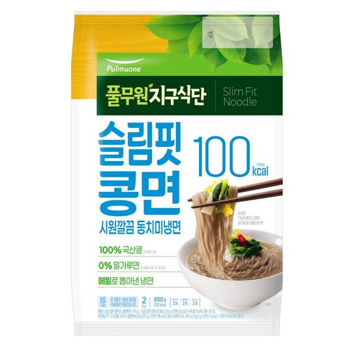 지구식단 100kcal 슬림핏콩면 시원깔끔 동치미냉면