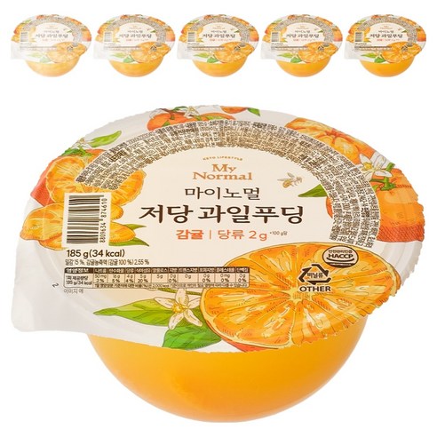 마이노멀 저당 과일푸딩 감귤