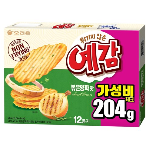 오리온 예감 볶은양파 12p, 204g, 1개