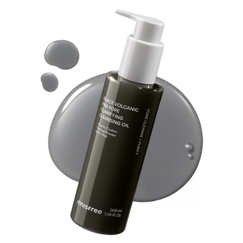 이니스프리 블랙 화산송이 파하 모공 클렌징 오일, 1개, 200ml