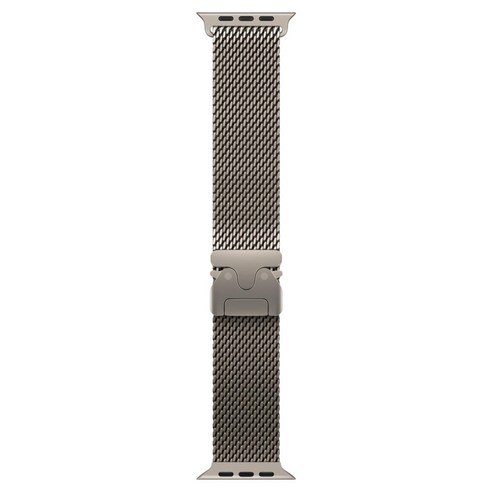 Apple 정품 애플워치 티타늄 밀레니즈 루프, 내추럴, 49mm, Large, 1개