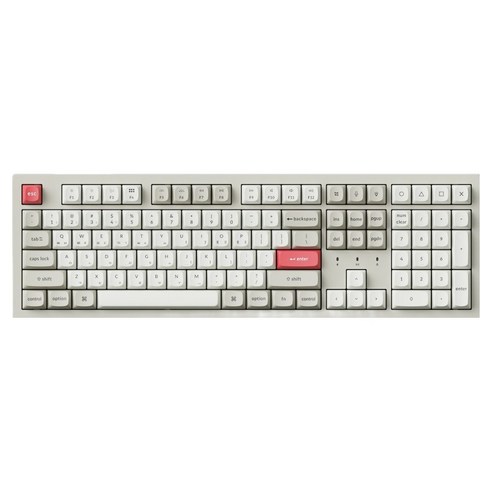 키크론 K10 Ultra 8K RGB 기계식 핫스왑 유무선 키보드, 레트로, K10U-L9, 저소음 바나나축