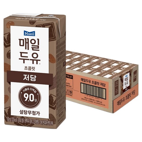 매일두유 저당 초콜렛, 24개, 190ml