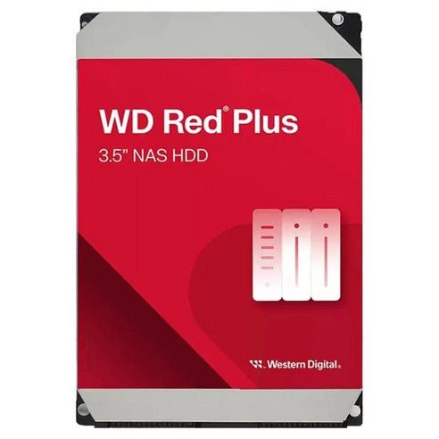WD RED Plus NAS HDD, 12TB, WD120EFGX