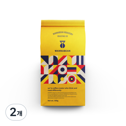워너빈 과테말라 SHB 원두커피, 핸드드립, 500g, 2개