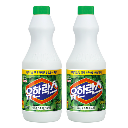 유한락스 후레쉬, 1L, 2개