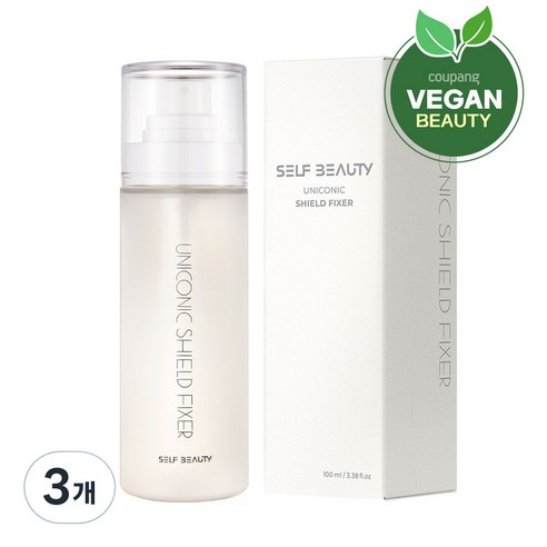 셀프뷰티 유니콘 매트 피니시 쉴드 메이크업 픽서, 100ml, 3개