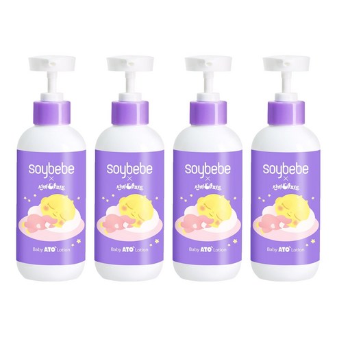 소이베베 베이비 아토 로션, 300ml, 4개