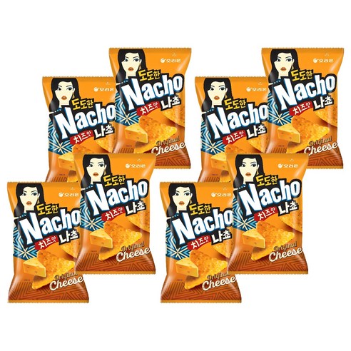 오리온 도도한 나쵸 치즈맛, 155g, 8개
