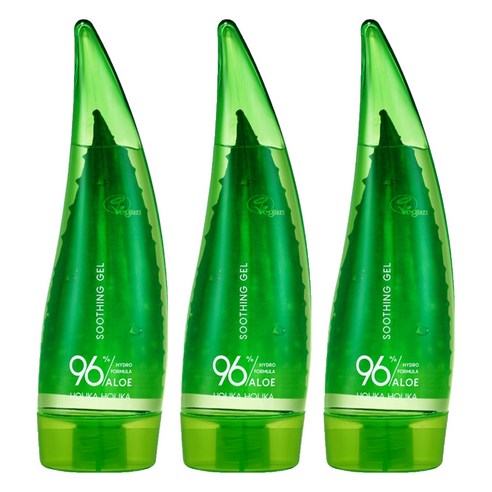 홀리카홀리카 알로에 하이드로 포뮬라 96 수딩젤 미니, 55ml, 3개
