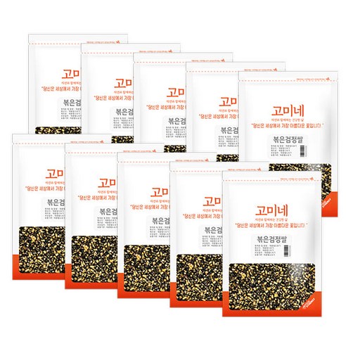 고미네 볶은 검정쌀, 100g, 10개