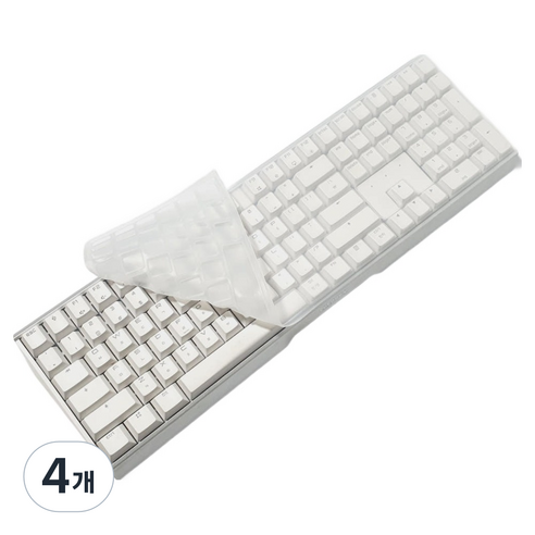 CHERRY MX BOARD 3.0S / 3.1 호환 키스킨, 화이트, 4개