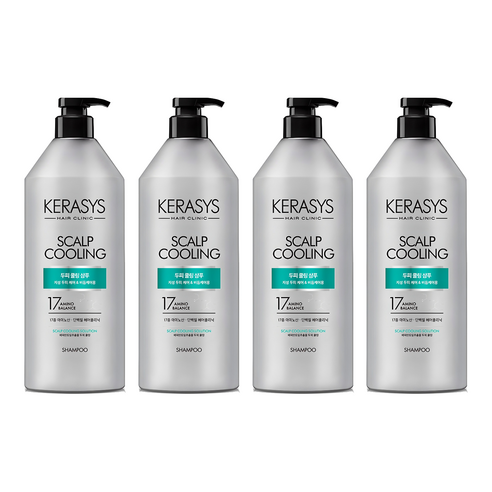 케라시스 두피 쿨링 단백질 샴푸, 980ml, 4개