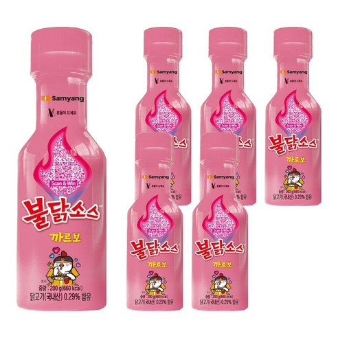 삼양 까르보불닭소스, 200g, 6개