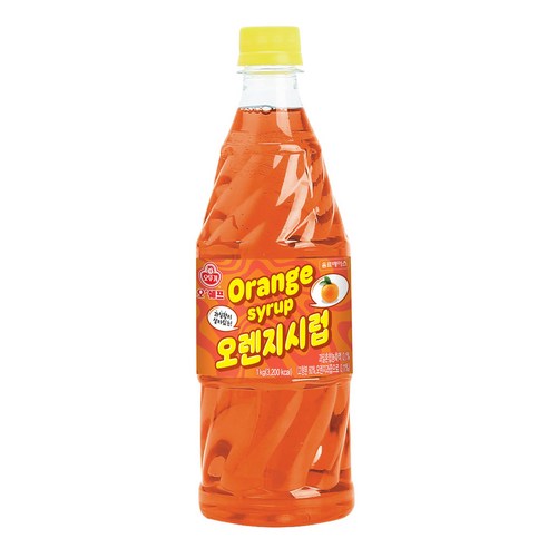 오뚜기 오렌지향 시럽, 1kg, 1개