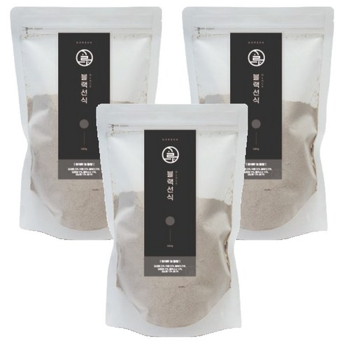 고르다선식 블랙선식, 500g, 3개