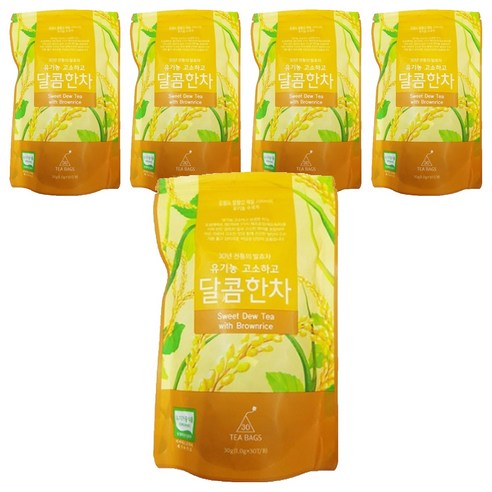 감로700 유기농 고소하고 달콤한차, 1g, 30개입, 5개