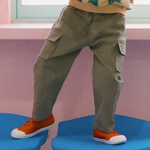 오즈키즈아동용 나폴리 카고 면바지