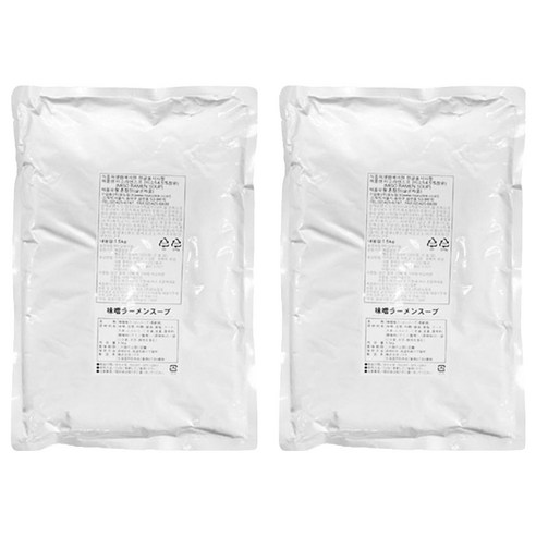 소라치 미소 라면 스프, 1.5kg, 2개
