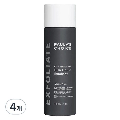 폴라초이스 스킨퍼펙팅 바하 리퀴드 엑스폴리언트 각질제거제, 118ml, 4개