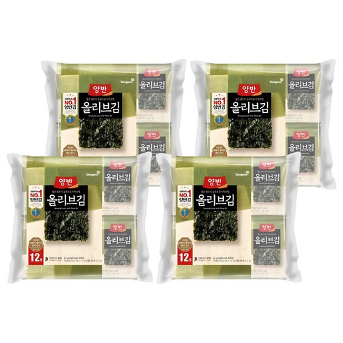 양반 올리브 김, 4.5g, 48개