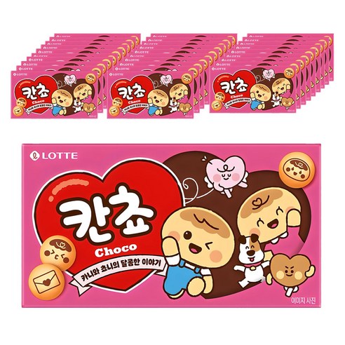 롯데웰푸드 칸쵸 초코, 54g, 45개