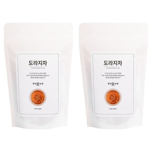 청년농원 저온가공 도라지차 삼각티백, 1g, 50개입, 2개