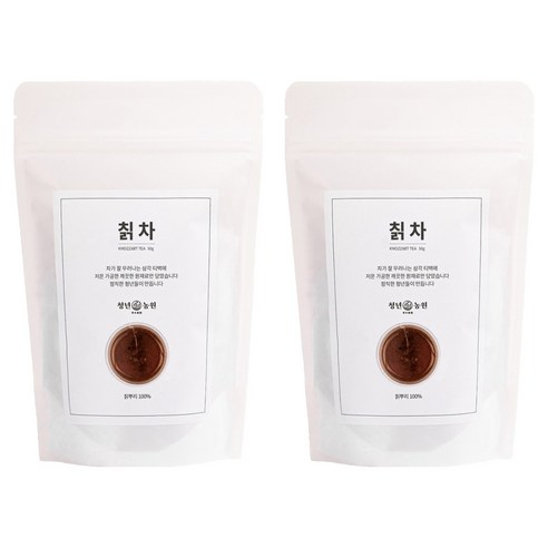 청년농원 저온가공 칡차 삼각티백, 1g, 50개입, 2개