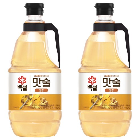 백설 맛술 생강, 1.8L, 2개