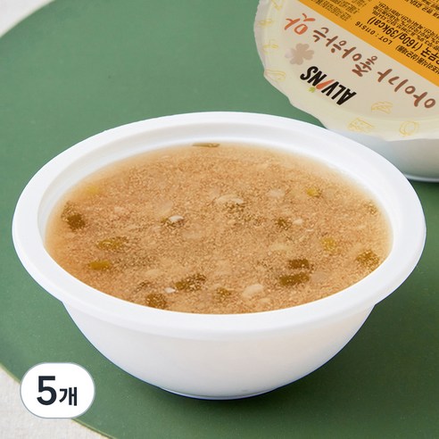 엘빈즈 한우 무우국, 160g, 5개