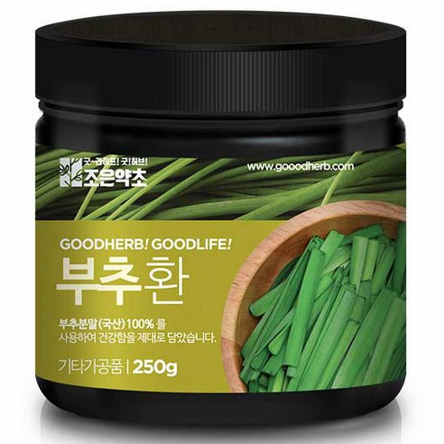 조은약초 프리미엄 부추환 250g (1팩) 
건강분말/건강환