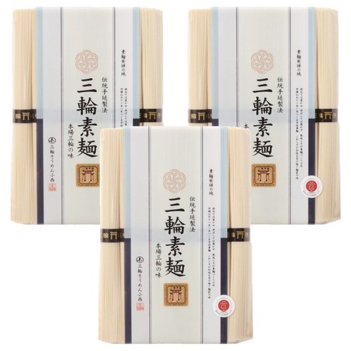 미와소멘 수연소면, 400g, 3개