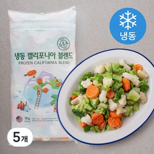 캘리포니아 블렌드 (냉동), 1kg, 5개