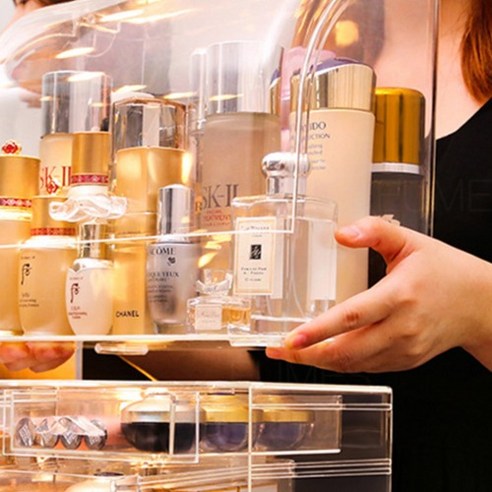 윰스 화장품 정리함 덮개형: 뷰티 공간의 품격을 높이는 완벽한 선택!