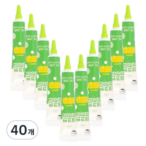 상상앤드 디유 데코펜 그린, 20g, 40개