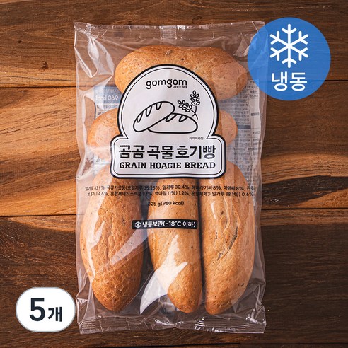 곰곰 곡물 호기빵 5개입(냉동), 65g, 5개입, 5개