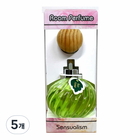 센슈얼리즘 노블레스 룸퍼퓸 실내방향제 레인포레스트, 5개, 50ml, 허브향