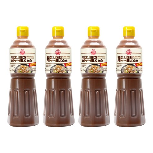 오뚜기 삼겹살 제주식 멜젓 소스, 1.12kg, 4개