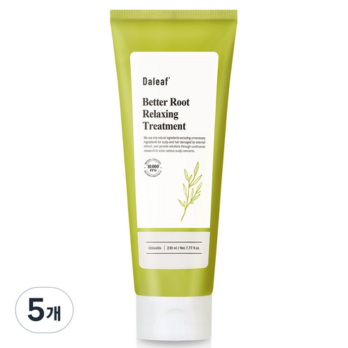 달리프 클로렐라 베러루트 릴렉싱 헤어 트리트먼트, 230ml, 5개