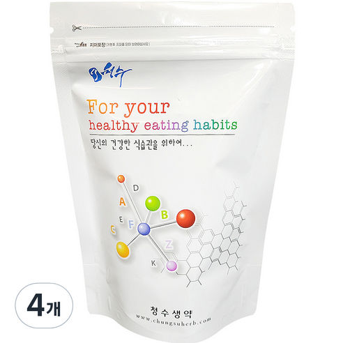 청수생약 뽕잎 분말, 500g, 4개