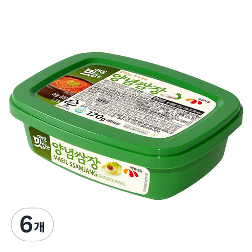매일식품 매일 맛있는 양념 쌈장, 6개, 170g