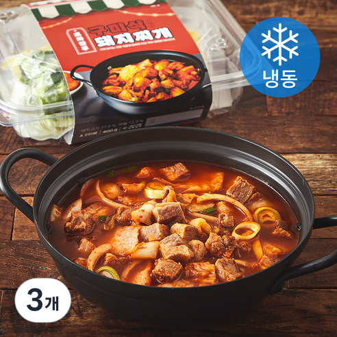 마이셰프 포차안주 구미식 돼지찌개 2인분 (냉동), 400g, 3개