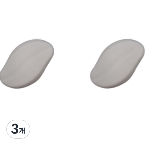 동그란주먹 수동 여성용 제모기 화이트, 2개입, 3개