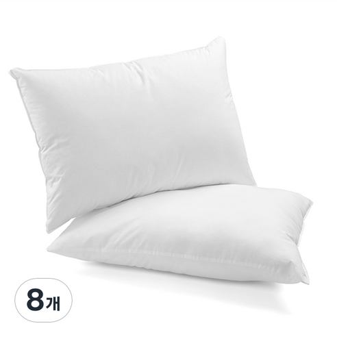 라움 휴비스 마이크로 구름 베개솜 2p, 화이트, 8개