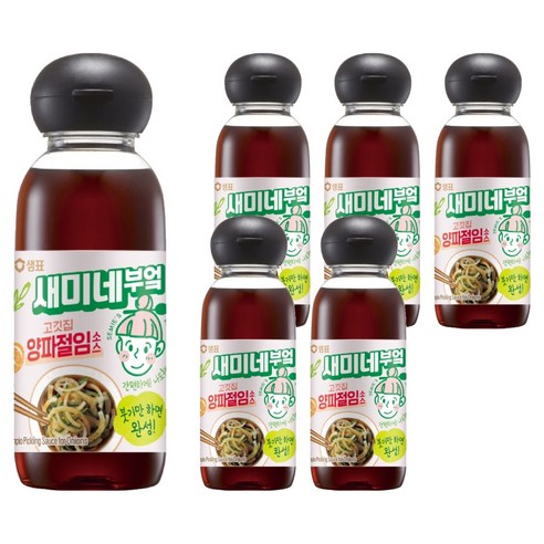 새미네부엌 고깃집 양파절임소스, 300ml, 6개
