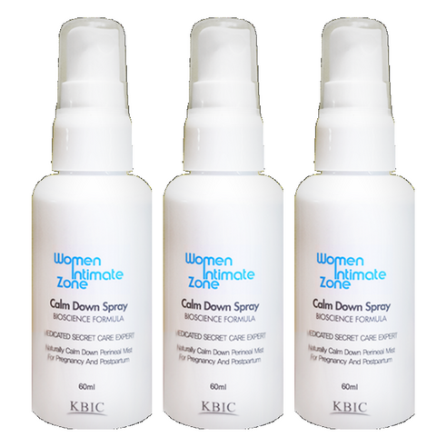 한국바이오인더스트리 회음부 케어 캄다운 스프레이, 60ml, 3개