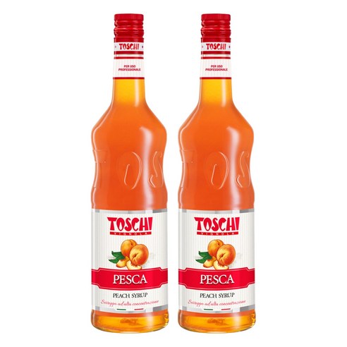 토스키 피치 시럽, 1L, 2개