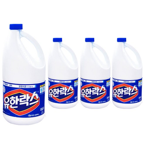 유한락스 레귤러 3.3L, 4개