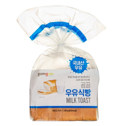 곰곰 우유식빵 330g - 풍부한 맛과 신선한 배송으로 최고의 선택